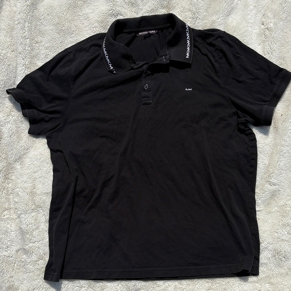 Michael Kors Black Logo Polo Shirt – Size XL | Preppy Streetwear | - Picture 1 of 8